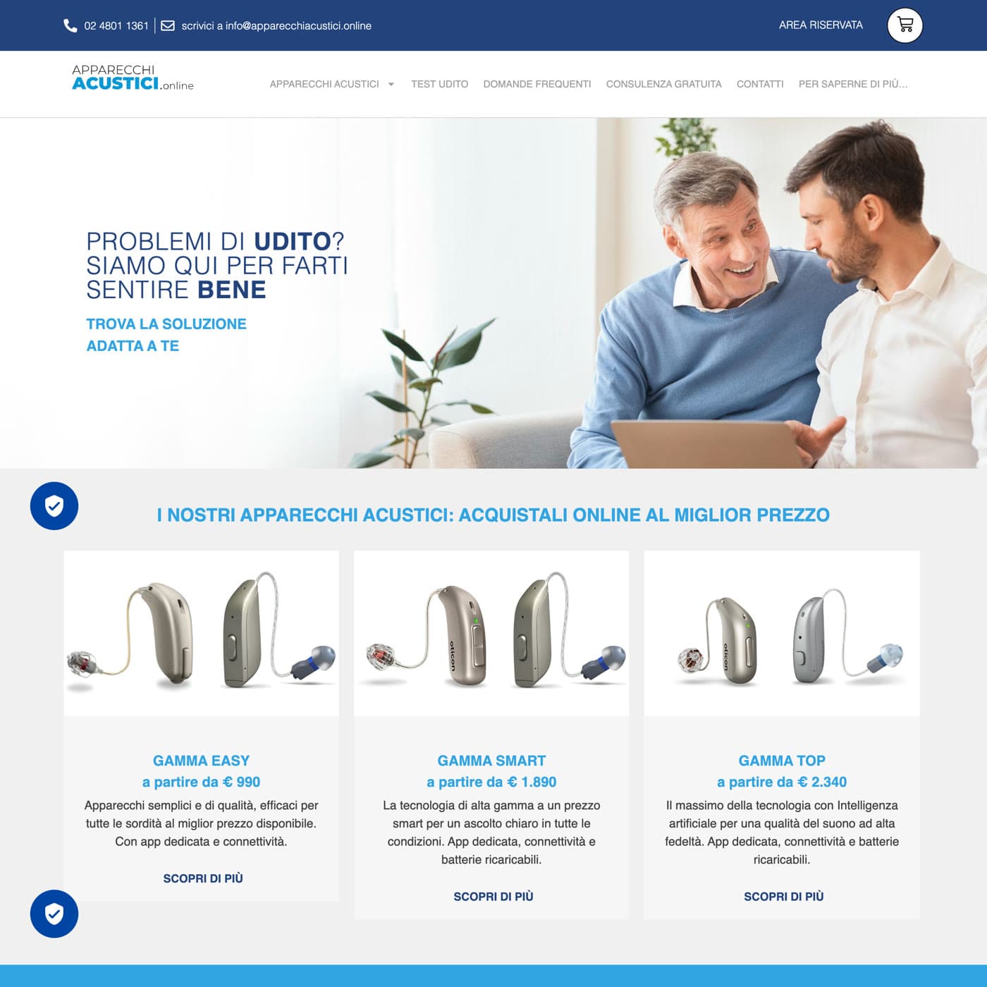 Homepage di Apparecchi Acustici